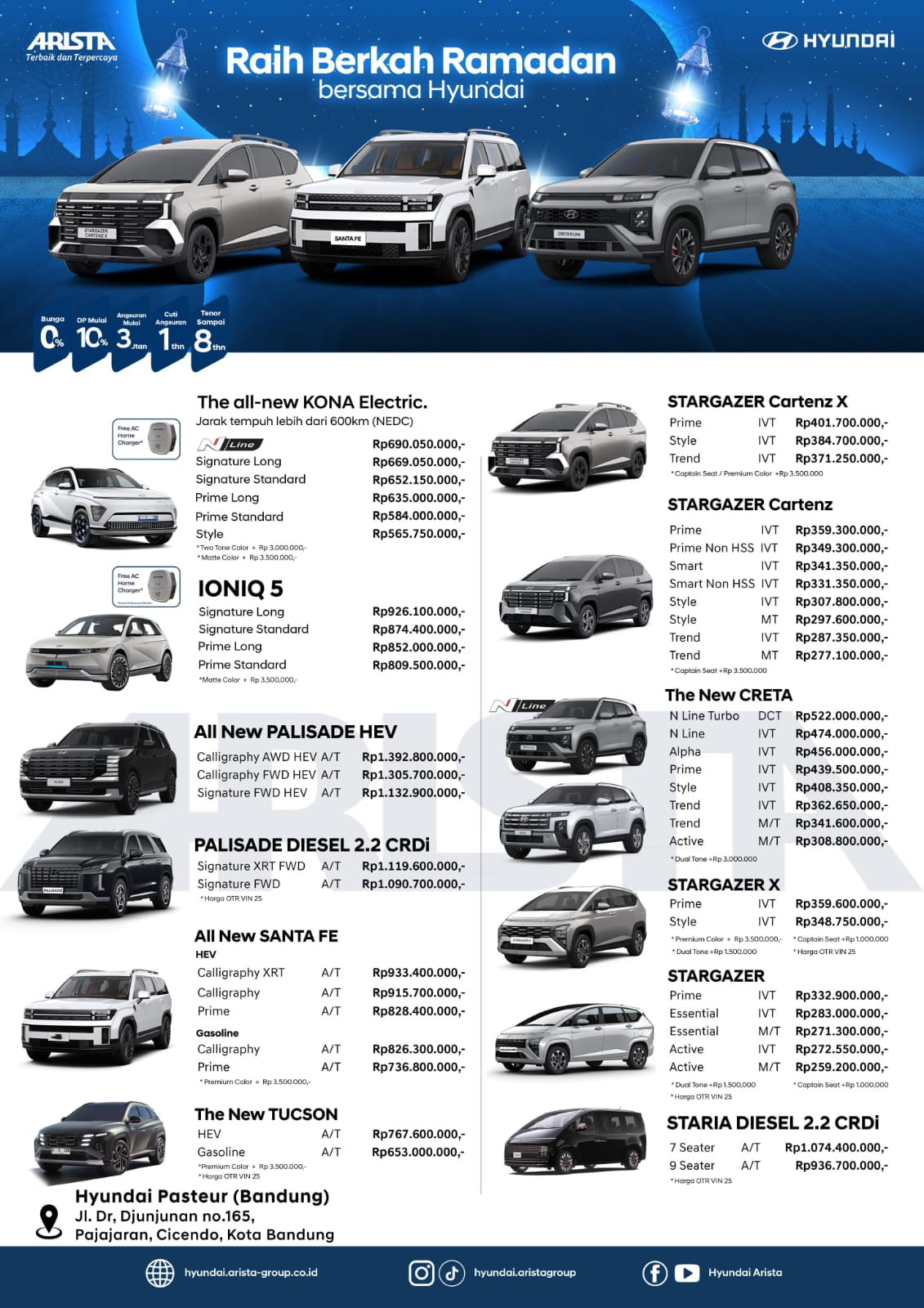 Daftar Harga Hyundai Terbaru